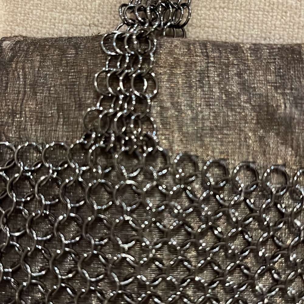 Nancy Bacich Mesh Metal Chain Mail Vintage Bag - Picture 9 of 17